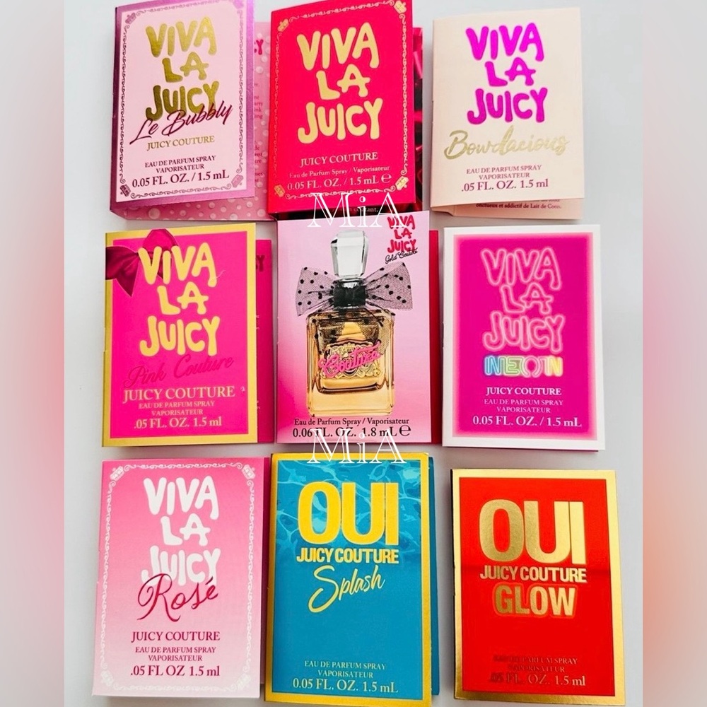 Juicy Couture Perfume Collection Sample Size (9pcs)